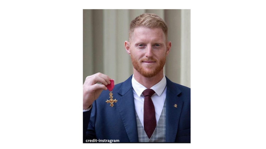 "Ben Stokes, England cricket captain, during a Test match."