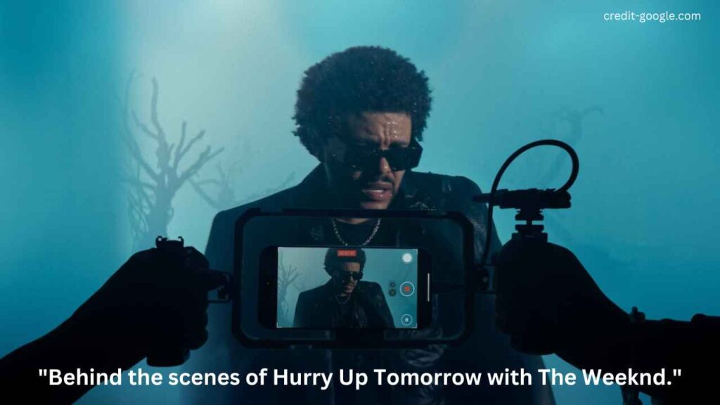  "Behind the scenes of Hurry Up Tomorrow with The Weeknd."