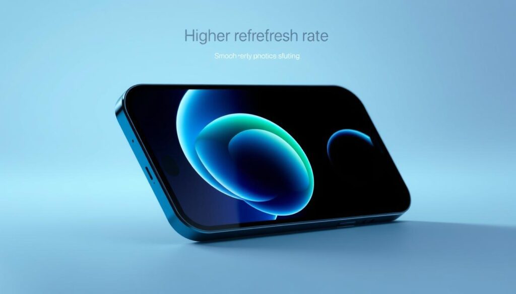 "Experience the Apple iPhone 17 display higher refresh rate for vibrant and fluid screen transitions."





