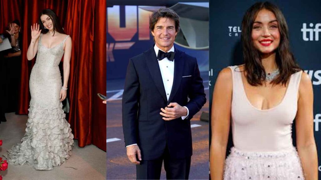 Tom Cruise and Ana de Armas spotted in London on Valentine’s dinner date, fueling romance rumors.