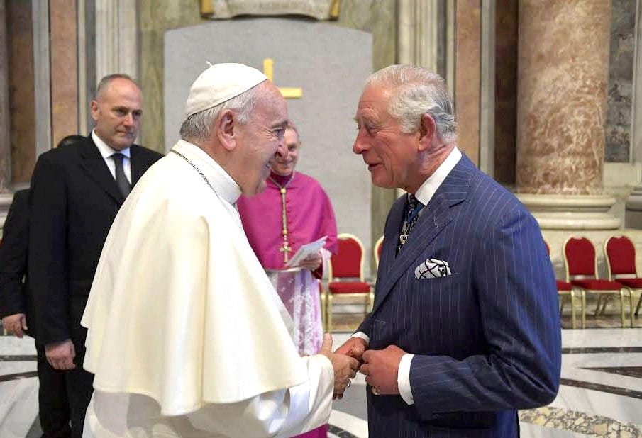 "Ahead of the royal visit to Italy, King and Queen get a rousing welcome at Stanley Tucci's—in royal style!"