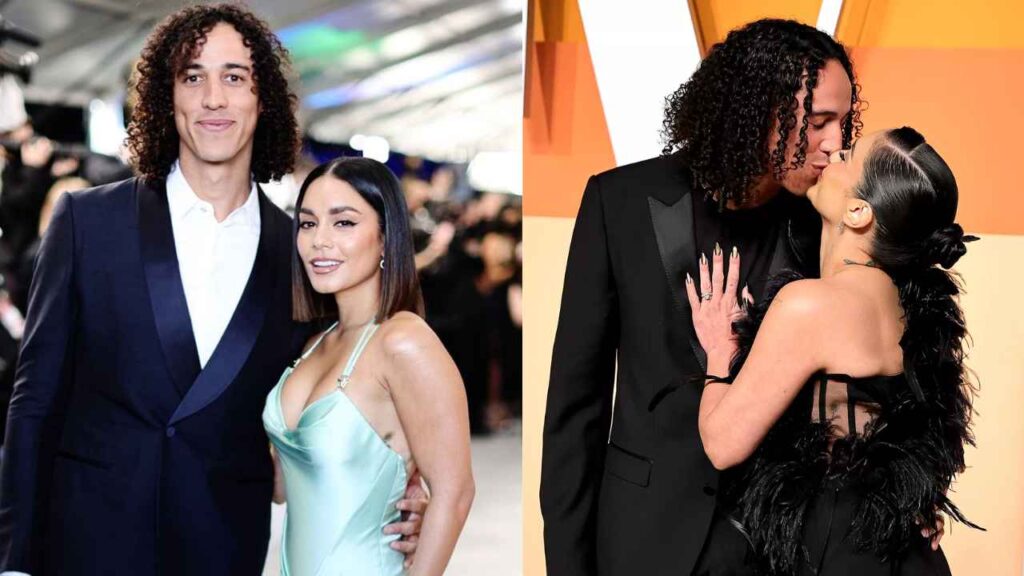 Vanessa Hudgens Stunning Comeback: Radiates Confidence in Glamorous Feather Gown on Romantic Red Carpet Date Night with Cole Tucker!