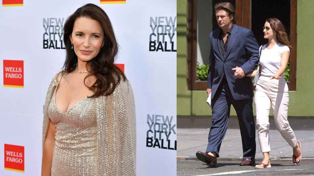 Kristin Davis admits she stayed with Alec Baldwin for his stunning Hamptons mansion in a candid interview.